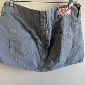 True Religion Jean Mini Skirt